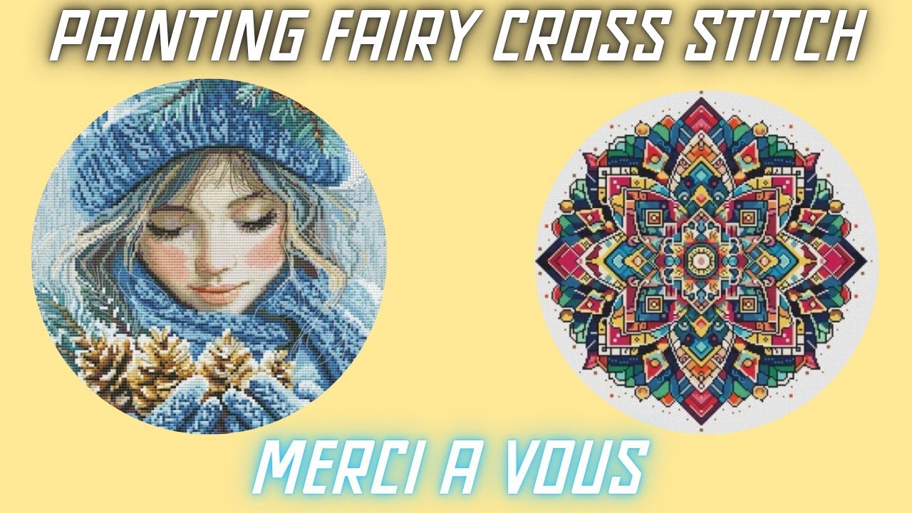 #paintingfairycrossstitch#crossstitch #broderie#pointdecroix#countedcrossstitch #stampedcrossstitch 