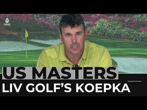 LIV Golf’s Koepka in share of lead at US Masters