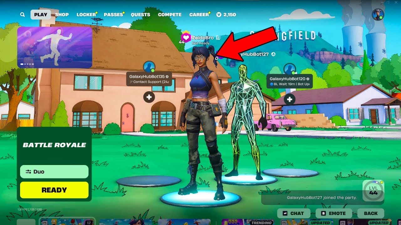 How To Get Bot Lobbies in Fortnite Simpson Chapter Season MS2 (Fortnite Bot Lobby Tutorial)