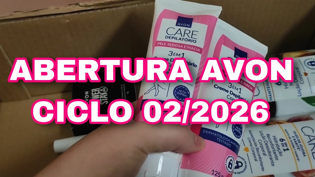 Novo creme depilatório não presta? #avon #natura #aberturadecaixa 