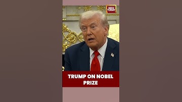 Trump reacts to upcoming Nobel Peace Prize announcement, says “Whatever they do is fine.”