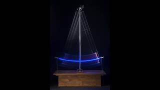 Permanent Light Pendulum - an installation by Luciano Maciotta