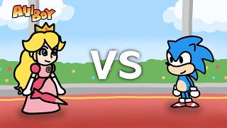 Princess Peach Vs Sonic  The Super Mario Galaxy Movie  Sonic The Hedgehog