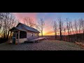 Off-Grid Cabin Revival: Running Water Returns with Winter Warmth