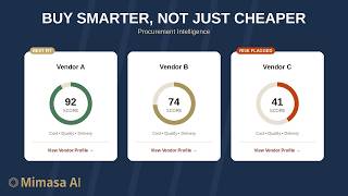 AI Procurement Intelligence: Rank Every Vendor Instantly