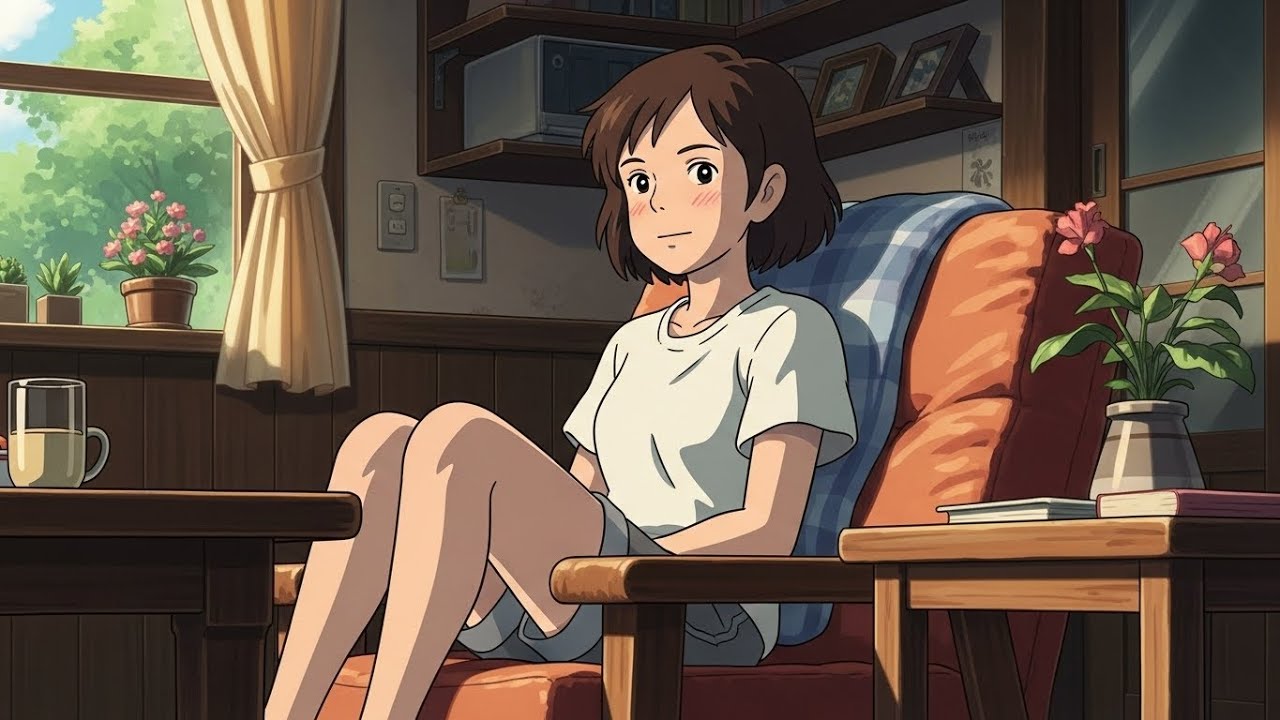 The Calm Adventure to the Ancient Temple in the Heart of the Forest | Ghibli Style Video