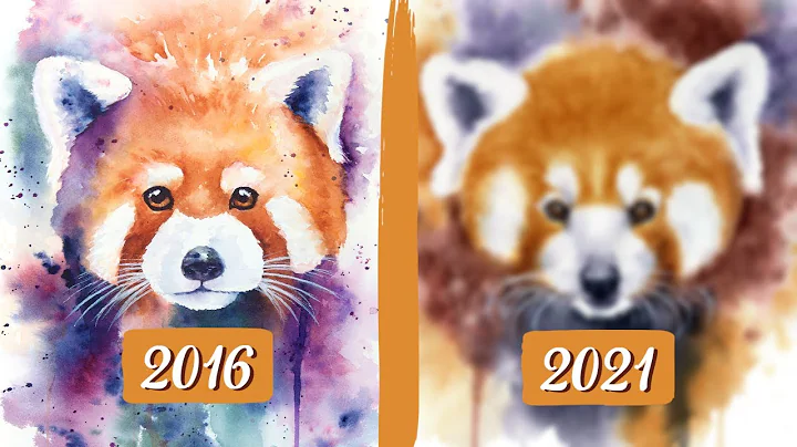 Where I've Been & Where I'm Going | Watercolor Red Panda Repaint