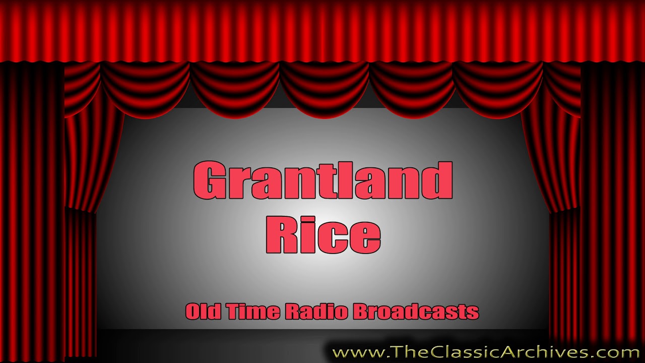 Grantland Rice   Favorite Sports Stories 440520   20 Dive Brother, Dive, Old Time Radio