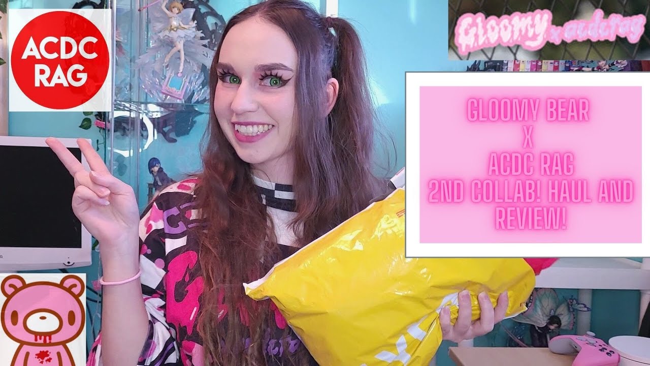 ACDC Rag Gloomy Bear collection 2! Haul & review! - YouTube