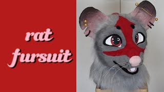 Making a Rat Fursuit Head | Premade
