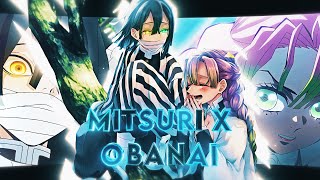 Mitsuri x Obanai 🤍 - Moth To A Flame「AMV/EDIT」4K
