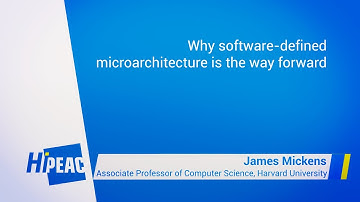 James Mickens on why software-defined microarchitecture is the way forward
