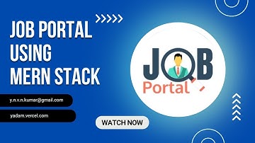 Job Portal Project | Full-Stack Web App Demo | Career Platform