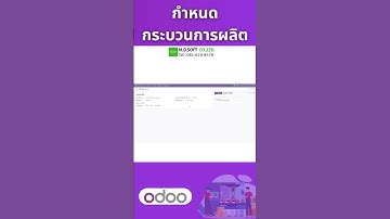 ระบบจัดการกระบวนการผลิต (Operations) กำหนดขั้นตอนการผลิตจนถึงการควบคุมคุณภาพ ใน Odoo #mdsoft #odoo