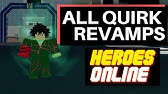 New Manifest Quirk Heroes Online Update Hype Or No Heroes Online Youtube - roblox heroes online manifest
