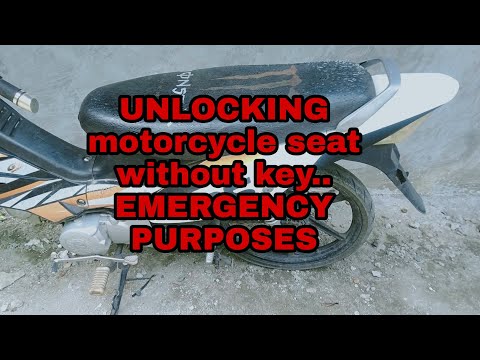 Video: Paano mo makukuha ang upuan sa isang motorsiklo ng Suzuki?