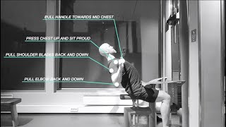 45 Degrees Lean Back Pronated Wide Grip Pulldown