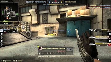 CSGO Competitive - Knife and Tec-9 on Cache