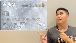 REVIEW KARTU KREDIT BCA SINGAPORE AIRLINES KRISFLYER VISA SIGNATURE