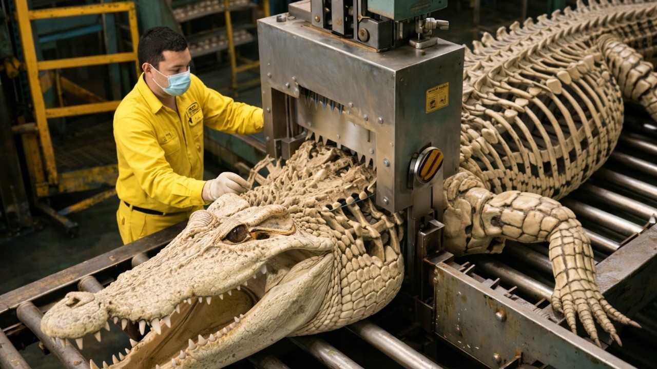Inside the Modern Crocodile Factory: The Incredible $50,000 Leather Process (Full Tour)
