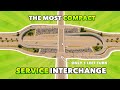 The most COMPACT and EFFECTIVE service interchange in Cities: Skylines | No mods