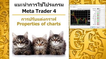 การใช้โปรแกรม Meta Trader4(MT4)การปรับแต่งสีกราฟ(ความรู้พื้นฐาน Forex)