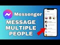 Messaging Multiple People on Facebook iPhone (2025)