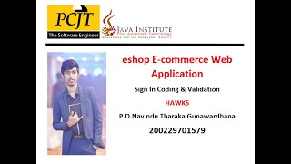Web Project Task 03 | 1st Year | Semester 01 | Java Institute | Navindu Tharaka