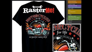 DTF - Halftones - Knockout Black with RasterMe!