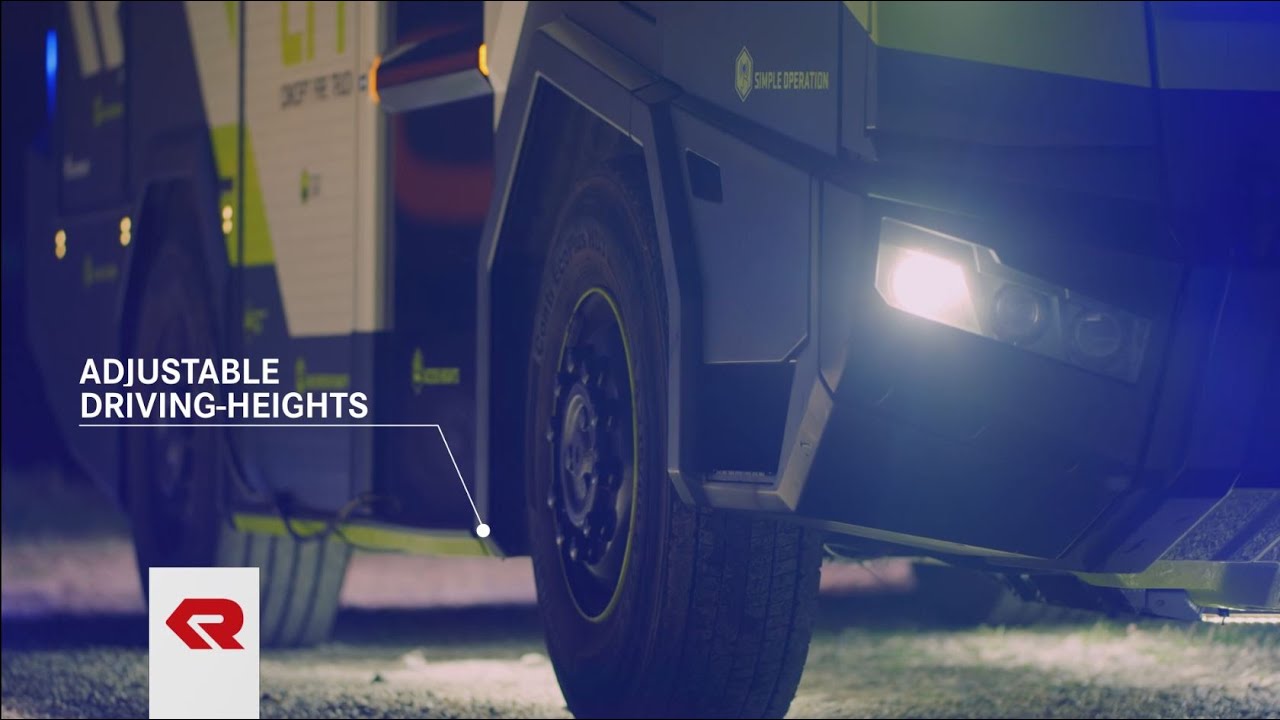 Concept Fire Truck – Low and comfortable access heights Concept Fire Truck – Low and comfortable access heights