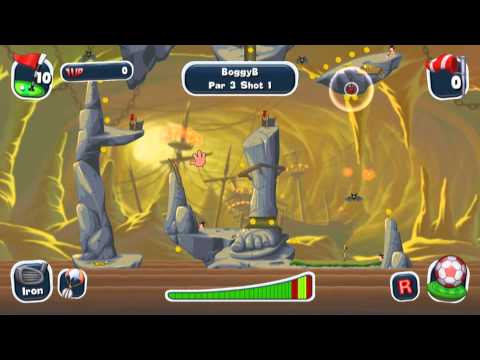 Обзор игры Worms Crazy Golf