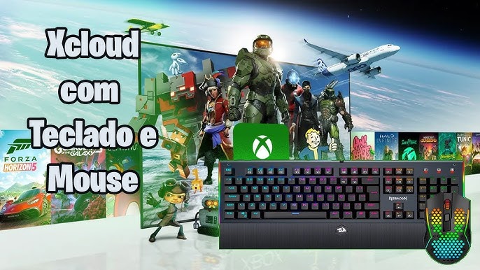 Gameplay Fortnite no Xcloud com Extensão Teclado e Mouse +