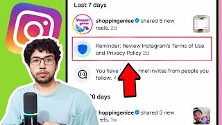 reminder review instagram terms of use and privacy policy ka matlab kya hota hai