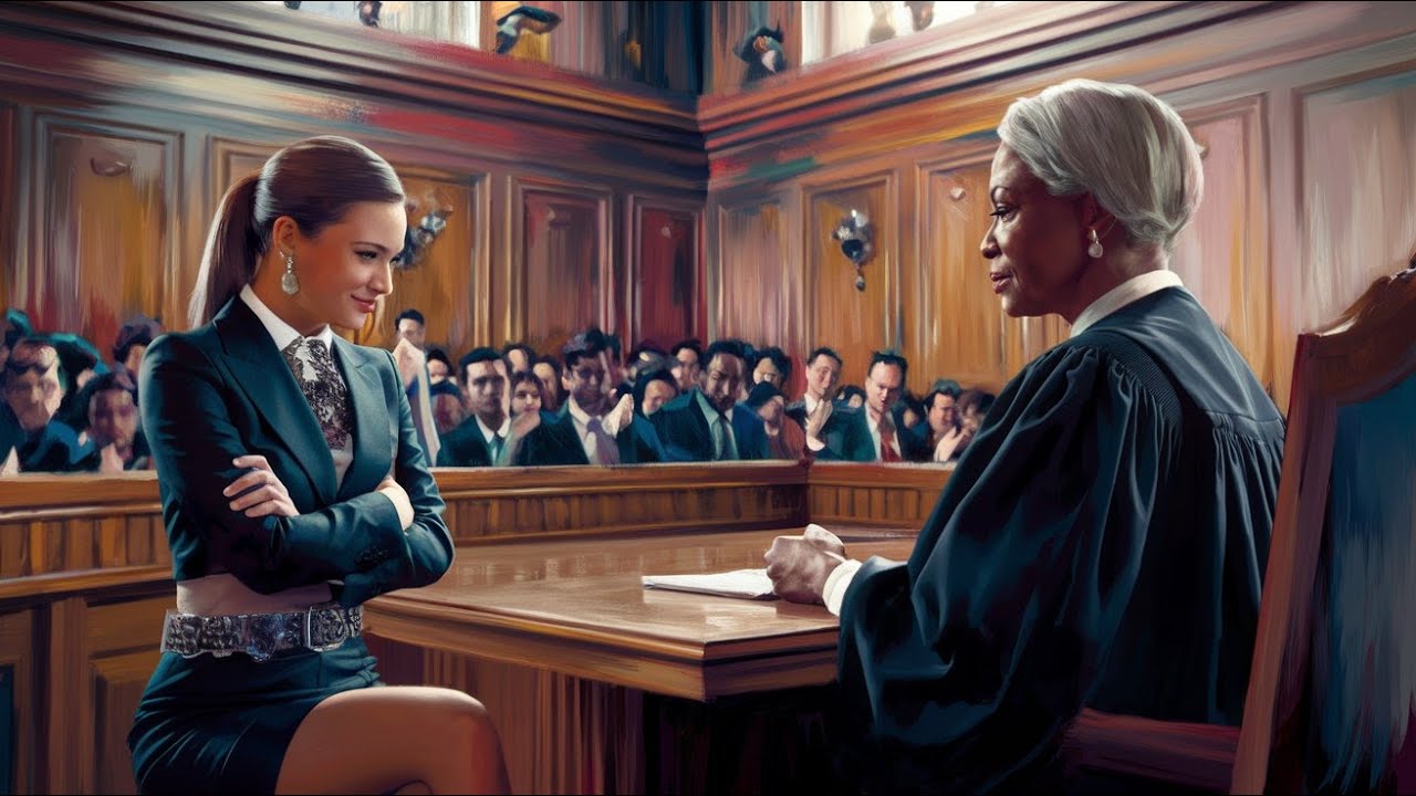 UNE FILLE RICHE MANQUE DE RESPECT À UNE JUGE NOIR AU TRIBUNAL, SA SENTENCE LAISSE LE MONDE SANS VOIX