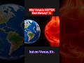 Why Venus is HOTTER than Mercury? ☀️ #scienceshorts #space #spacescience