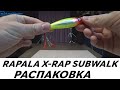 Распаковка воблера Rapala X-Rap Subwalk по заказу Fmagazin
