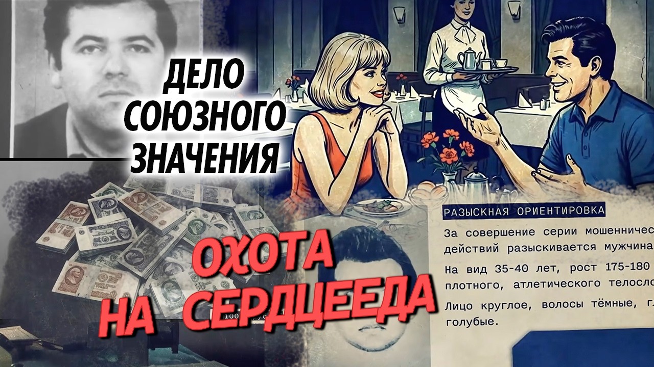 Охота на сердцееда | Громкое дело советского брачного афериста, обманувшего 72 женщины