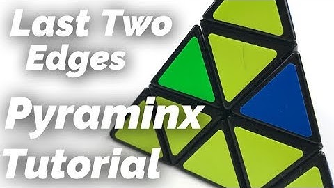 Solving the Last two Edges on the Pyraminx