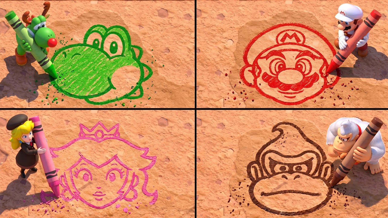 マリオパーティ スーパースターズ】ヨッシー、まさかの1位！？マリオ