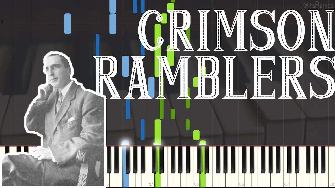 Joseph F. Lamb - Crimson Ramblers 1960 (Ragtime Piano Synthesia)
