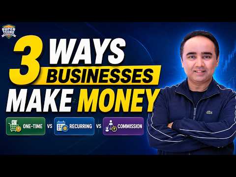 3 Ways Businesses Make Money: One-Time, Recurring & Commission