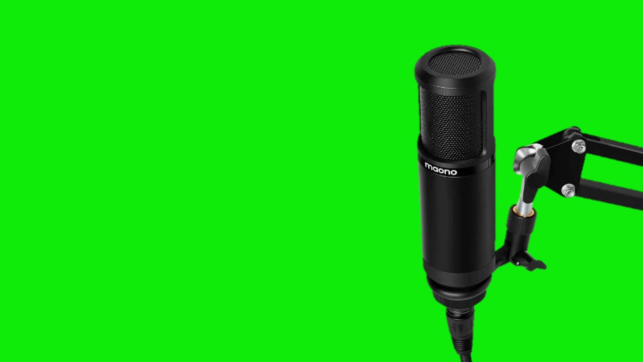 Green Screen Microphone Green Screen Effect YouTube