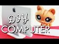 Miniature Apple iMac Computer Tutorial DIY for LPS and Dolls