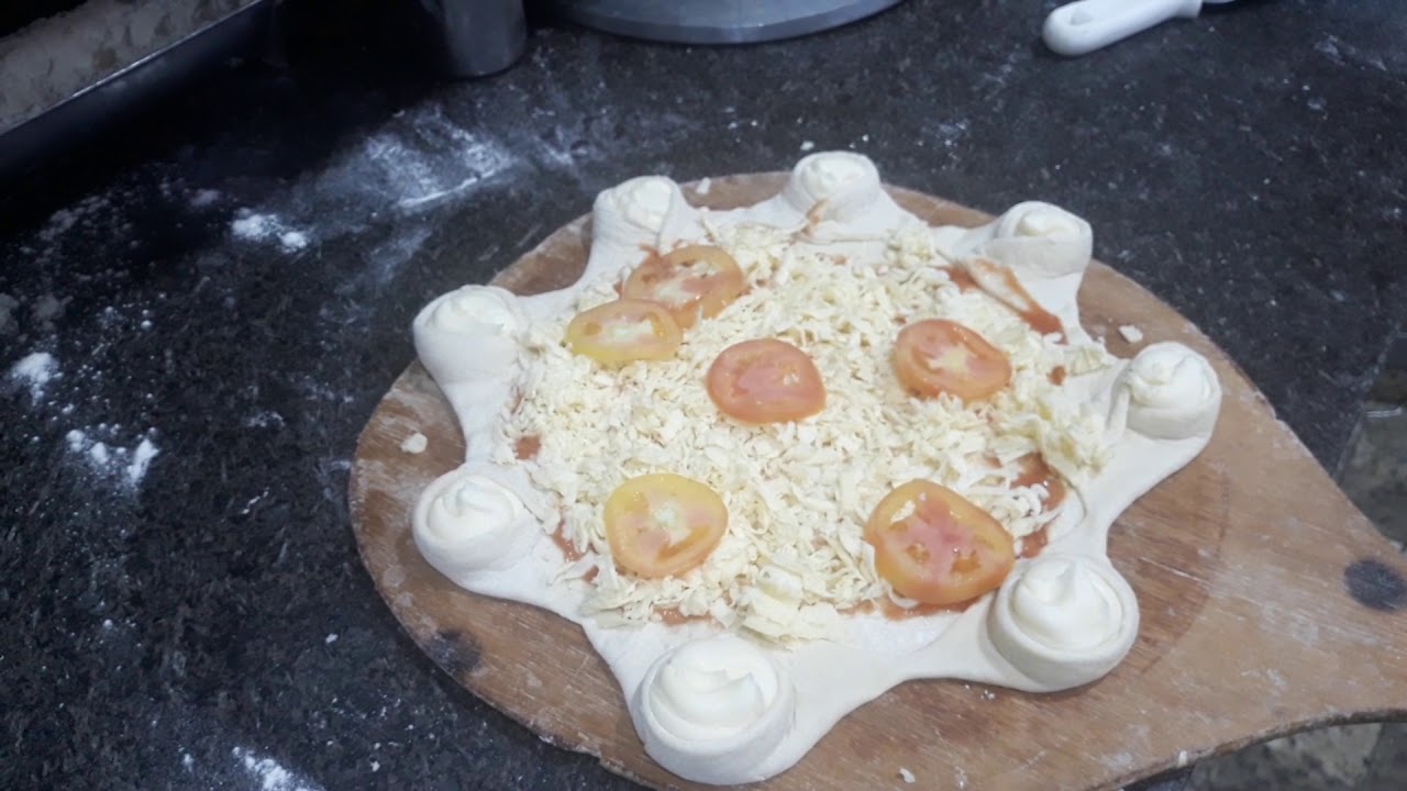 Aprenda a fazer pizza borda vulcão YouTube