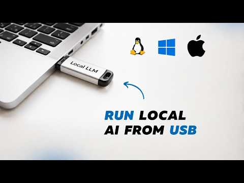 Run Local AI from USB - Windows, Mac & Linux (No Internet) 🔥