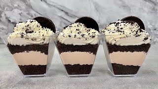 Чашки для десерта Oreo - Десерт без выпечки. Быстро, Легко и Вкусно!