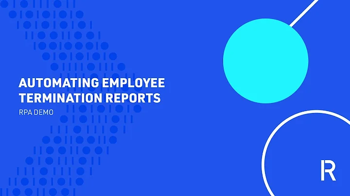 Automating Employee Termination Reports | RPA Demo