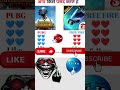 PUBG 💙 vs Free Fire ❤️ Aap Kise Pasand Karte Ho?😳 #freefire