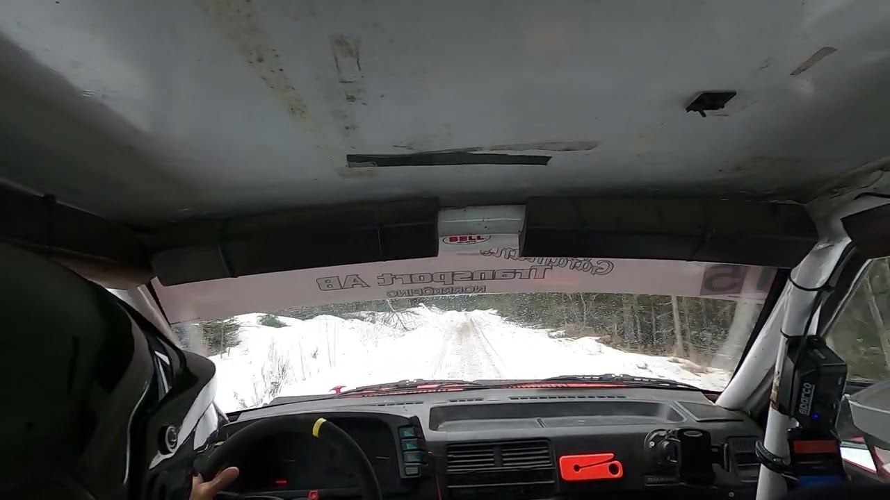 Hälsingerallyt 2022 SS2 Avåkning