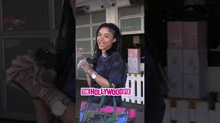 India Love Speaks On Her BET Show 'The Westbrooks' & More While Leaving Lunch At Fig & Olive In WeHo